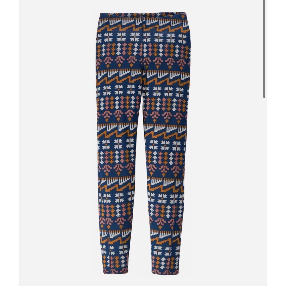 Patagonia Capilene Midweight Baselayer Thermal Bottoms Leggings Pants Kid's M